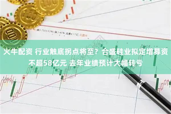 火牛配资 行业触底拐点将至?合盛硅业拟定增募资不超58亿元 去年业绩预计大幅转亏