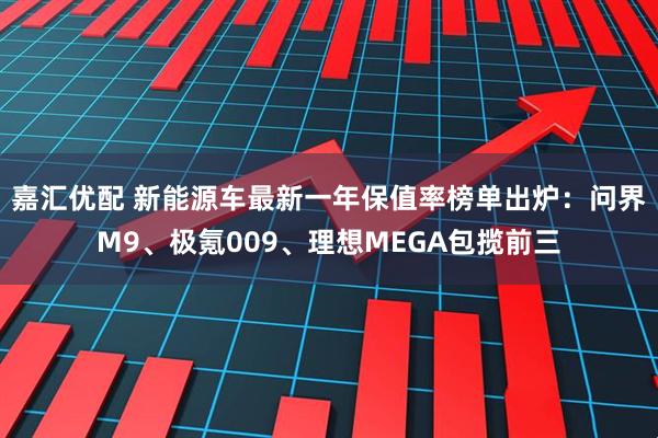 嘉汇优配 新能源车最新一年保值率榜单出炉：问界M9、极氪009、理想MEGA包揽前三