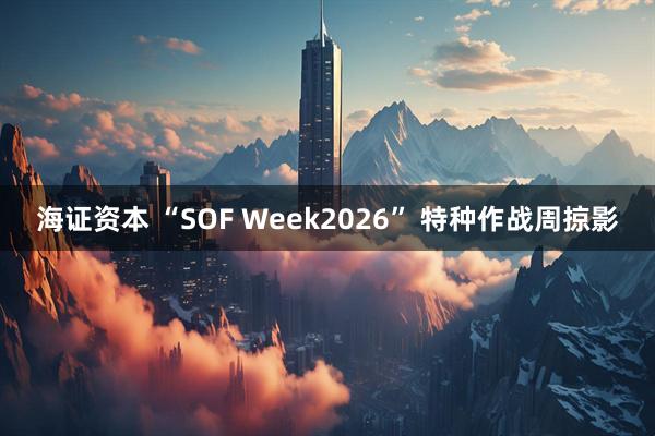 海证资本 “SOF Week2026” 特种作战周掠影